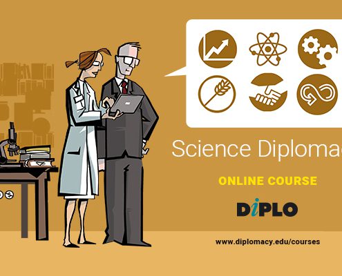 Science Diplomacy course banner mobile view