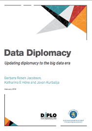 Cover page of the report on Data diplomacy